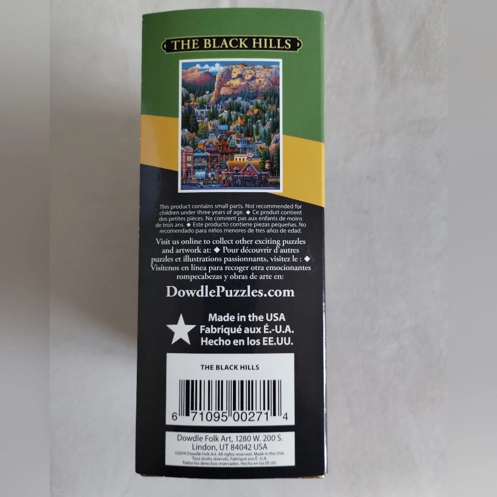DOWDLE Puzzle The Black Hills 500 Pieces National Parks Series Game